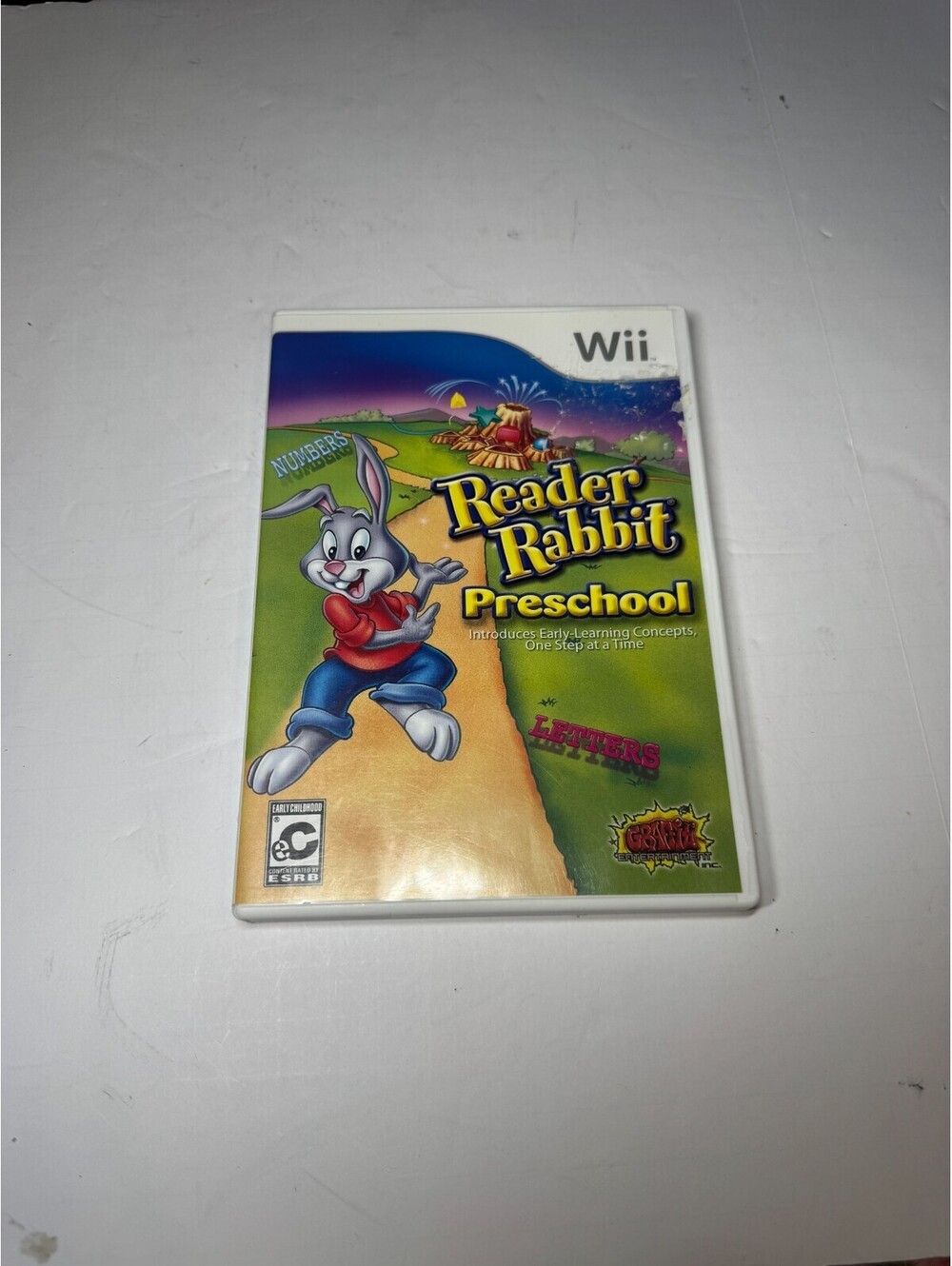 Reader Rabbit Preschool Nintendo Wii Video Game Educational Early Learning